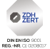 Logo ZDH Zert DIN EN ISO 9001 Zertifikat